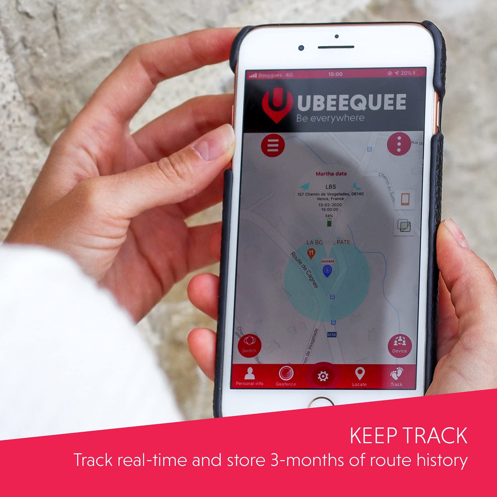 UBEE SAFE 4G GPS Tracker Watch for Dementia & Alzheimer's Patients - Waterproof Elderly Safety Smartwatch with Real-Time Location Tracking & SOS Alert - Ideal for Seniors with Memory Loss & Caregivers (New Improved Model) | Perfect for Daily Monitoring, Emergency Response & Peace of Mind
