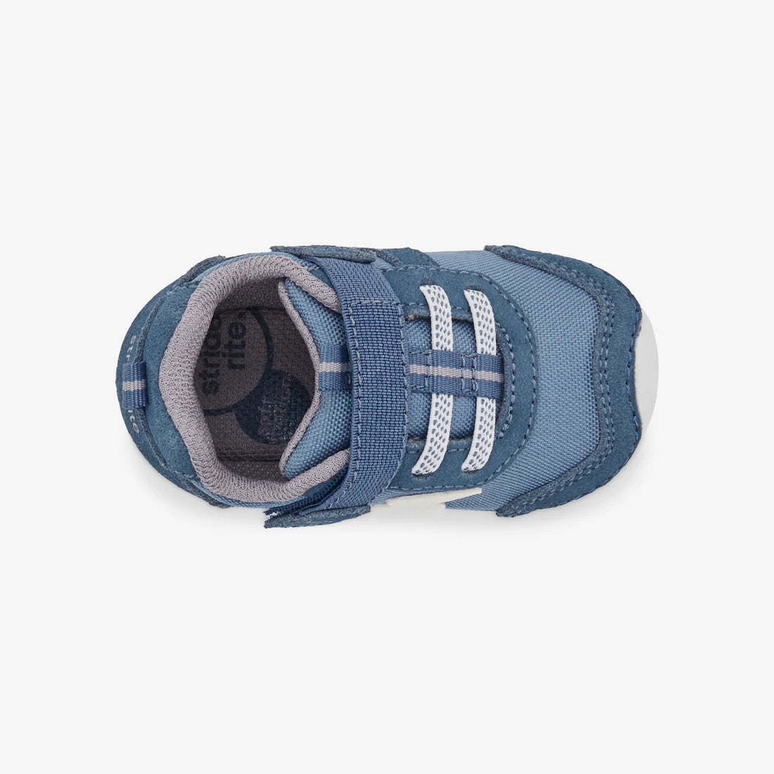 Stride Rite Navy Zips Runner Soft Motion Sneakers for Baby & Toddler - Comfortable Walking Shoes for First Steps & Playtime