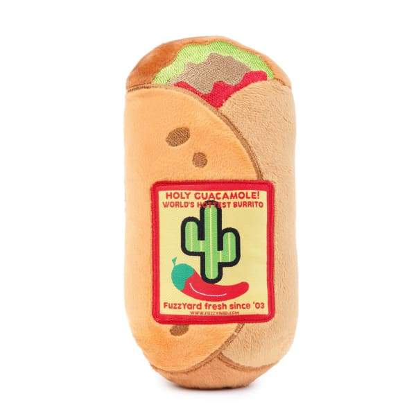 **Fuzzyard Burrito Plush Dog Toy - Soft & Durable Chew Toy for Small & Medium Dogs - Perfect for Playtime, Cuddling & Gifting**