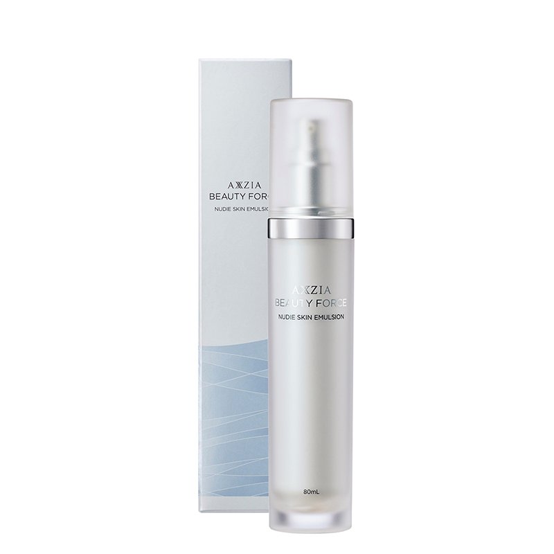 Axxzia Beauty Force Nude Skin Emulsion Face Moisturizer 80ml - Hydrating & Brightening Facial Cream for Dry Skin | Day & Night Moisturizing Skincare Routine