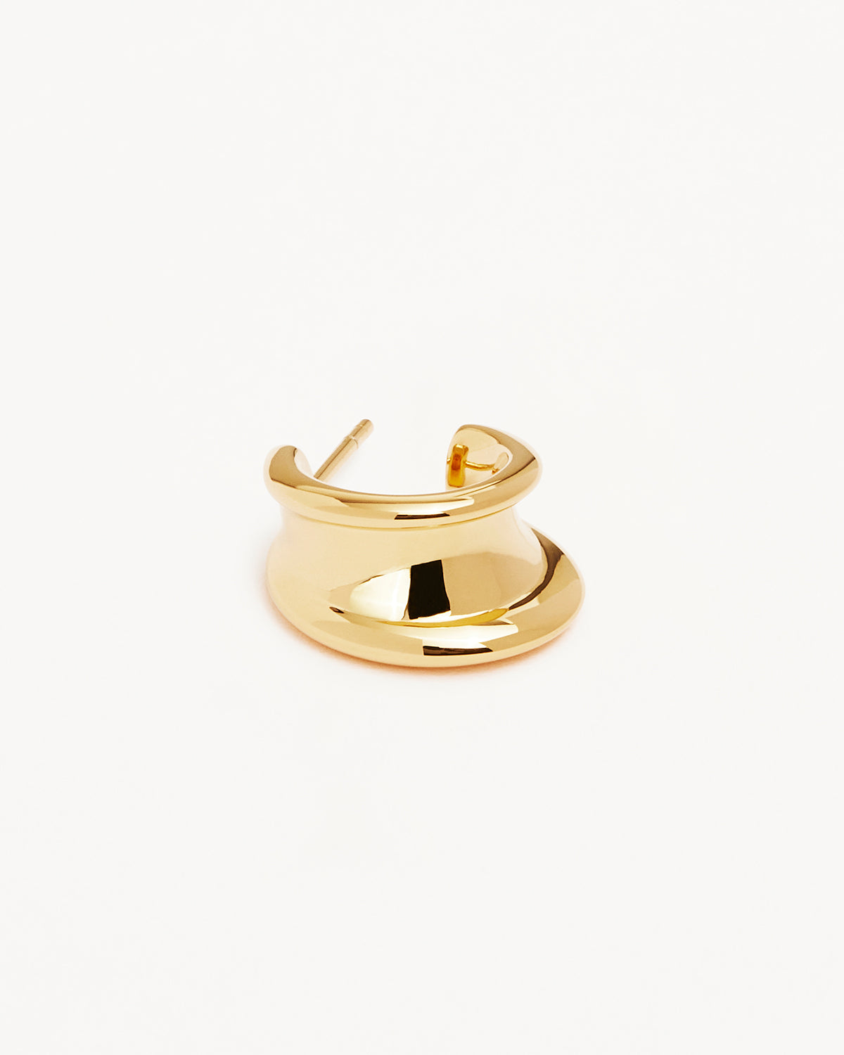 18K Gold Vermeil Small Hoop Earrings - Dainty Minimalist Hoops for Women - Perfect for Everyday Wear, Office & Date Night