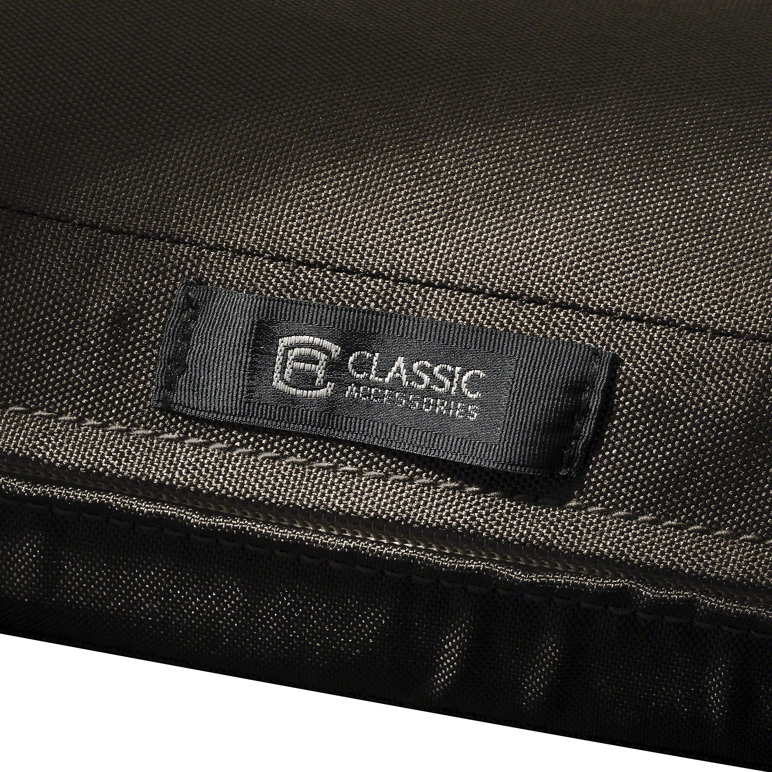 Classic Accessories Ravenna Water-Resistant 17x15x2 Inch Patio Seat Cushion in Espresso - Perfect for Outdoor Chairs, Loungers, and Garden Furniture