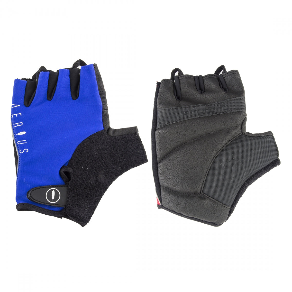Aerius Classic Fingerless Gloves - Unisex Blue Medium (MD) - Perfect for Cycling, Running, Gym Workouts & Outdoor Activities