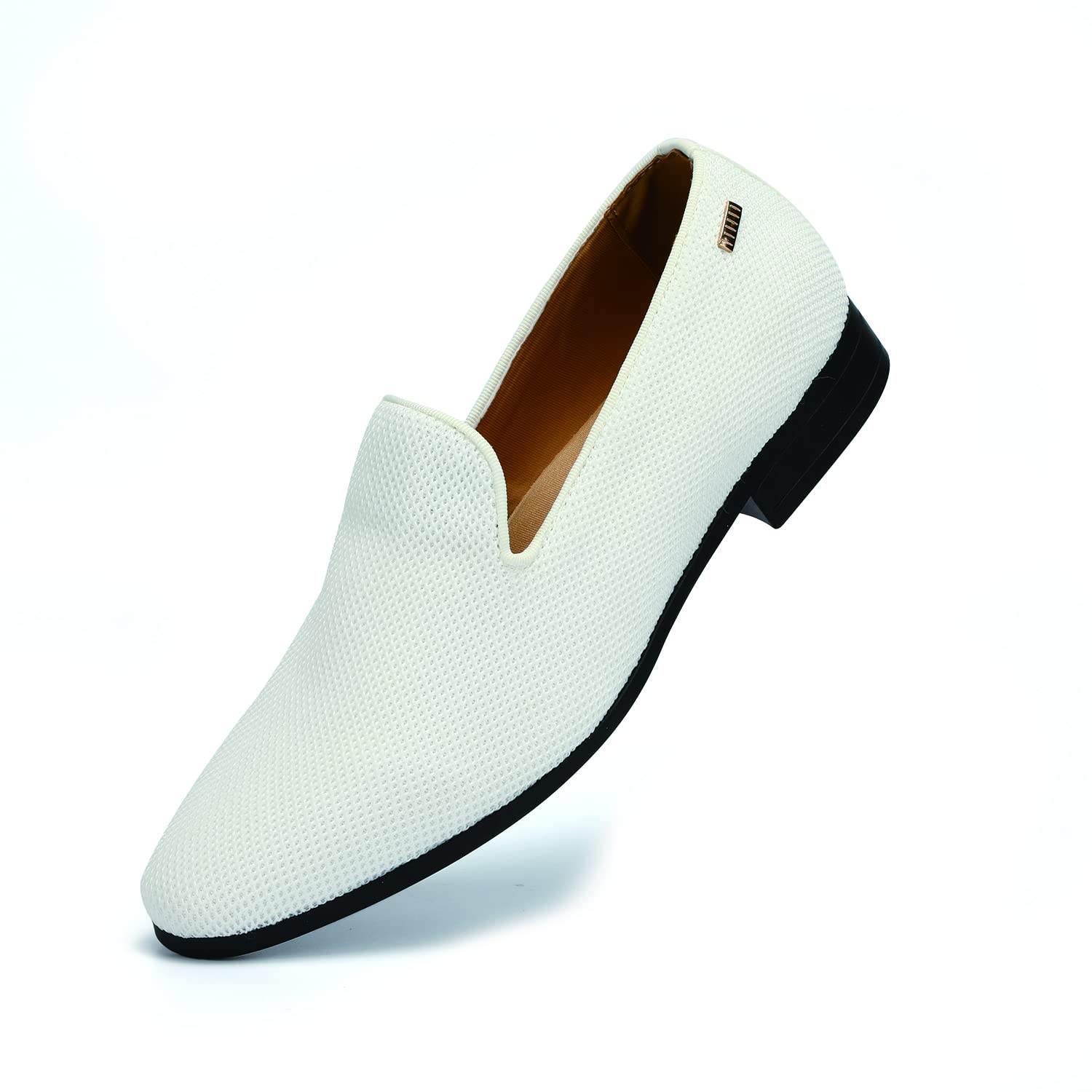ALLY UNION MAKE FORCE Men's Loafers - Dress Slip-On Penny Smoking Shoes for Wedding, Party & Business Casual | Comfortable Formal Shoes for Work & Special Occasions