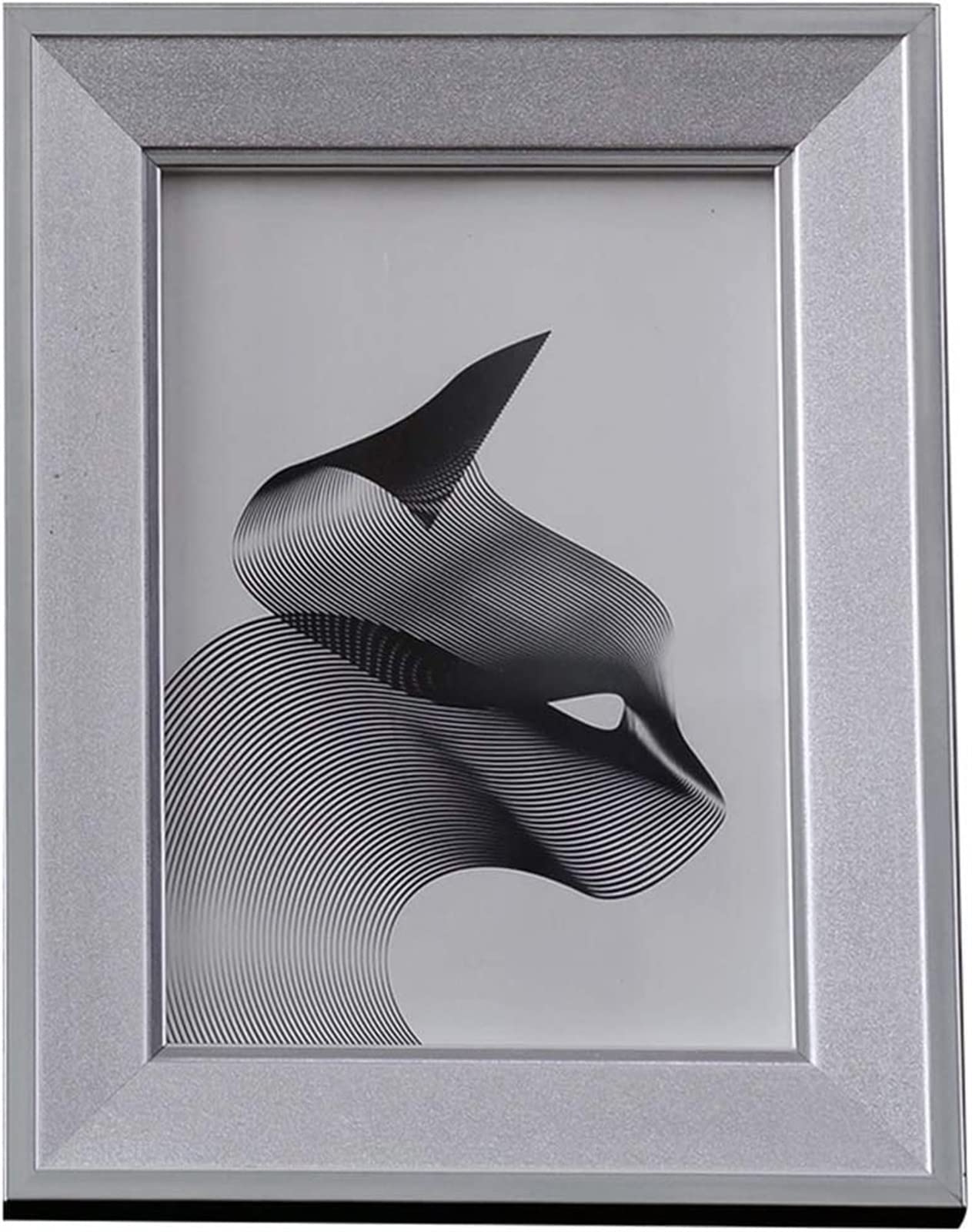 Modern Minimalist Silver Photo Frame - 10 Inch Elegant Home Decor for Bedroom, Living Room & Office | Perfect for Displaying Family Photos, Artwork & Memories