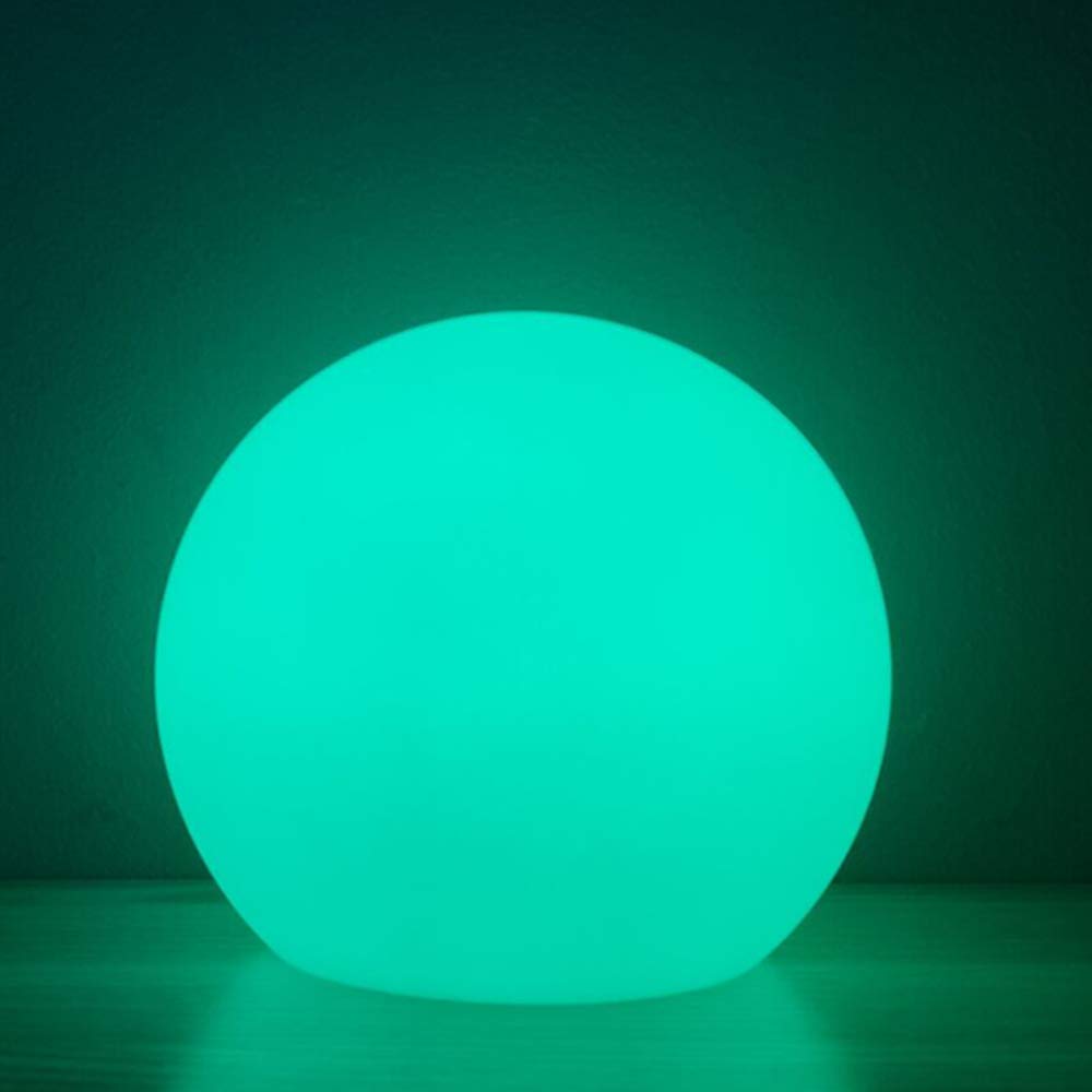 Borelor 6-Inch LED Ball Light - Rechargeable RGB Color Changing Globe with Remote Control, 16 Colors for Indoor & Outdoor Use - Perfect for Home, Party, Lawn, Desk, and Garden Decoration Lighting