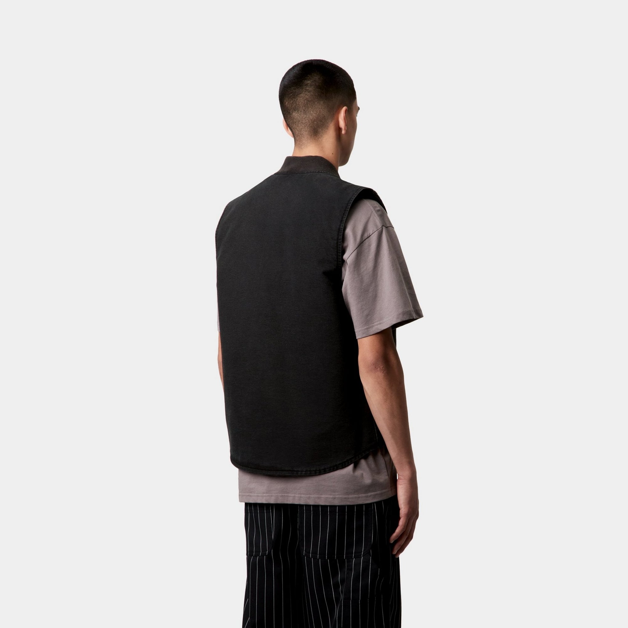Stone Canvas Black Spring Vest - Lightweight & Stylish for Outdoor Activities, Travel & Casual Wear