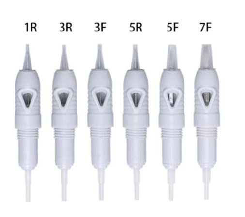 Premium Microblading Needle Cartridges 3F 5F 7F for Permanent Makeup & Eyebrow Tattoo | Compatible with Tattoo Charmant Machines | Professional Salon & Home Use (Pack of 3, 5F Needles) | Perfect for Eyebrow Enhancement & Semi-Permanent Makeup