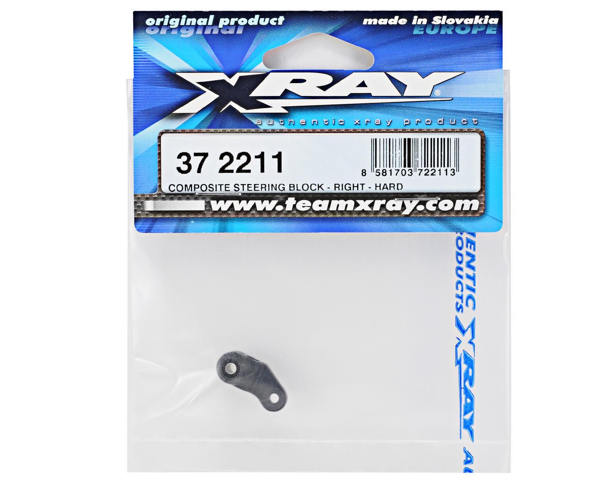 High-Performance XRAY Hard Composite Steering Block (Right) - Durable RC Car Upgrade for Off-Road Racing & Drifting