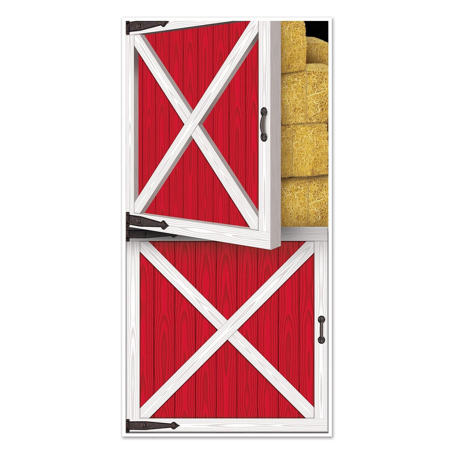 12 Pack Beistle Barn Party Door Covers - Farm Animal Theme Party Decorations for Birthday, Baby Shower, Halloween - Perfect for Indoor & Outdoor Events