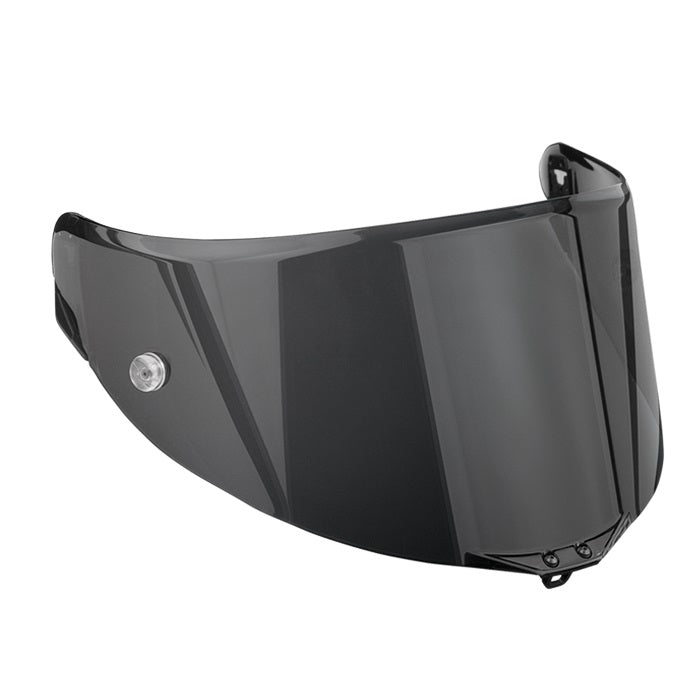 AGV Race 2 Motorcycle Helmet Visor - Anti-Scratch Dark Tinted Face Shield for Racing & Street Riding - Enhanced Visibility & UV Protection