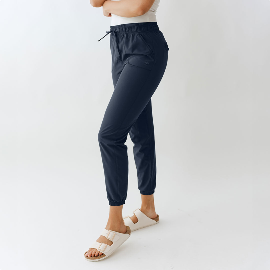 Everywhere Joggers for Men & Women - True Blue Comfortable Lounge Pants - Perfect for Running, Yoga, Travel & Casual Wear