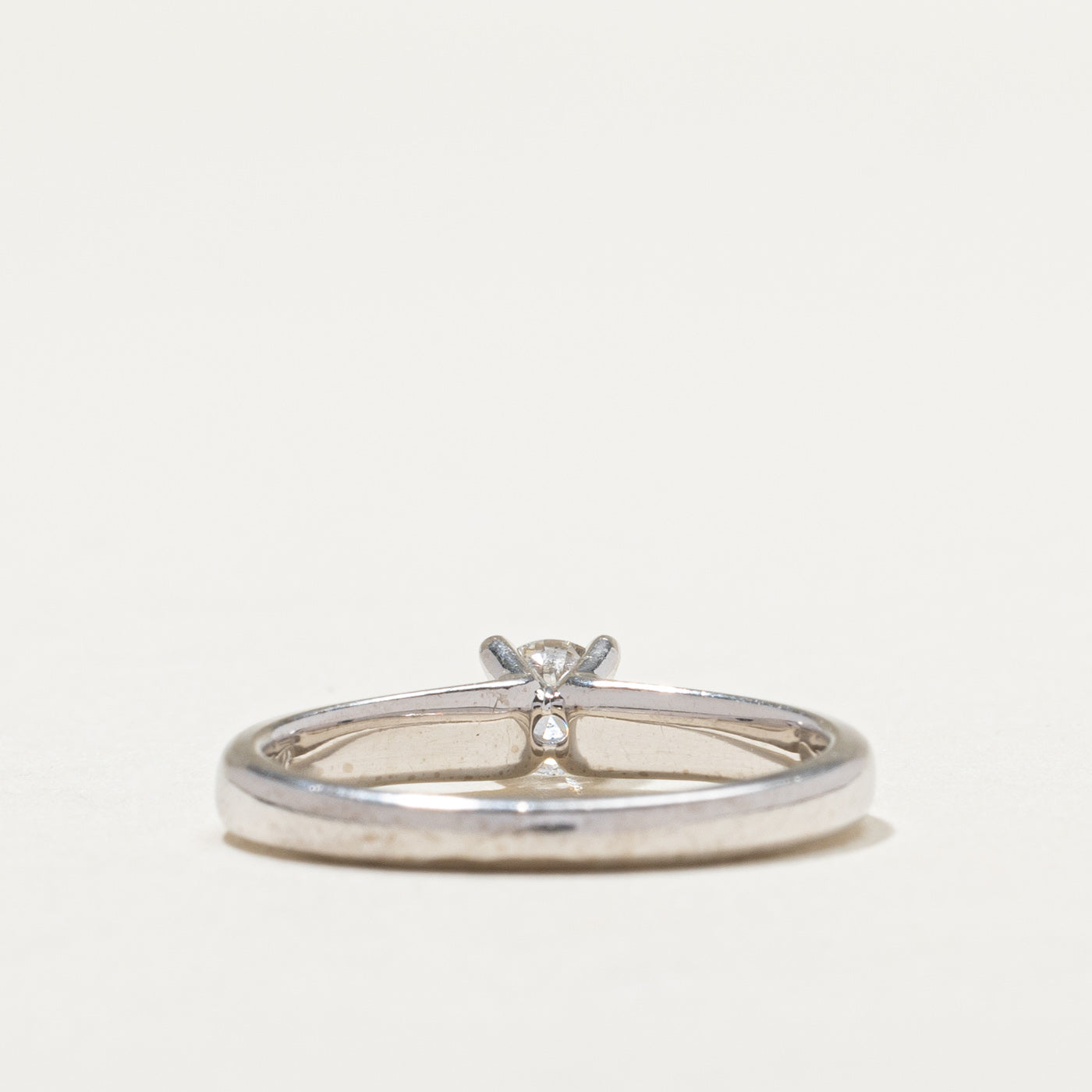 0.32ct Solitaire Diamond Engagement Ring - Size 6.5 | Round Cut Diamond Wedding Band | Perfect for Proposals, Anniversaries & Special Occasions