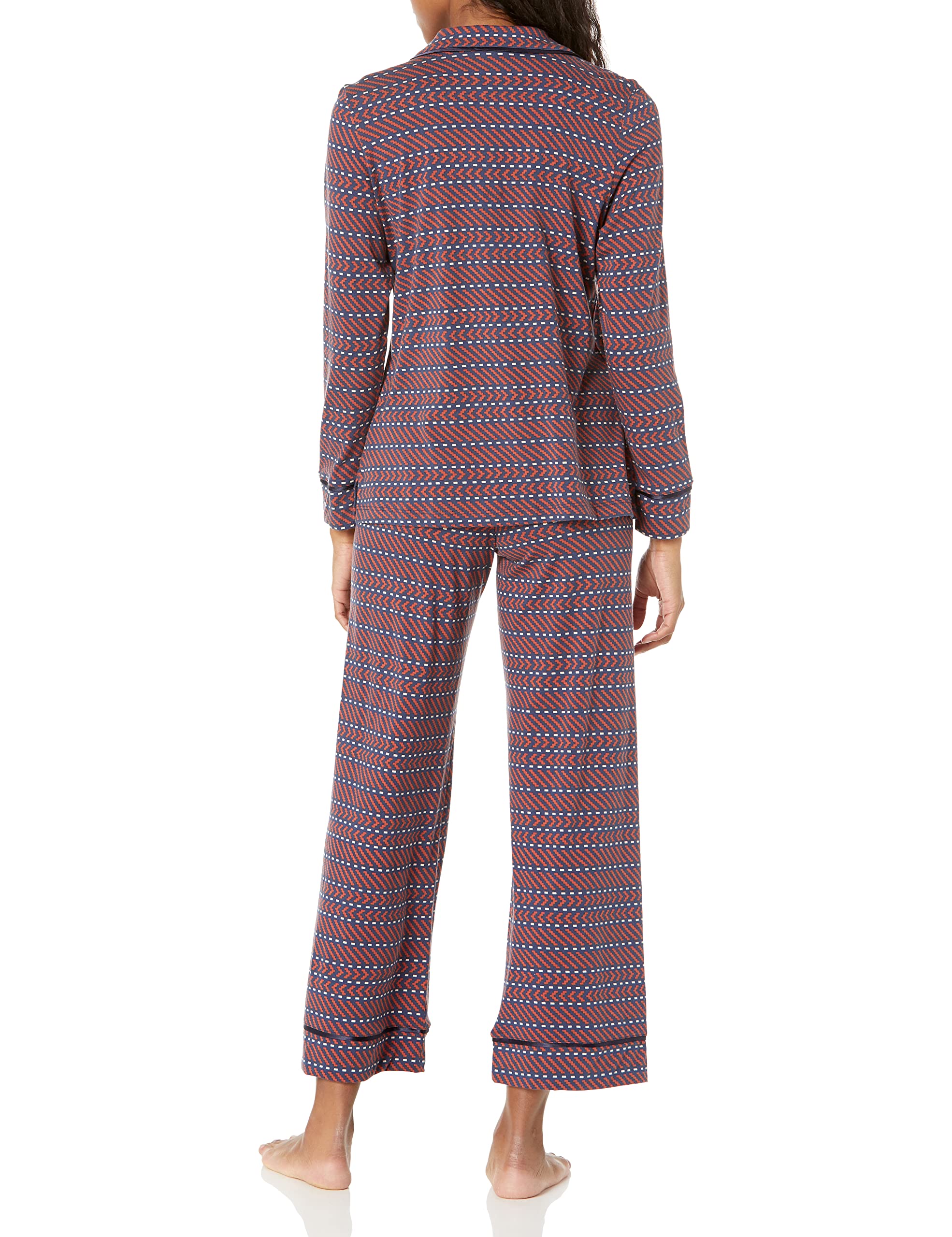 Cosabella Women's Bella Printed Petite Long Sleeve Pajama Set - Soft Cotton Sleepwear for Women, Comfortable Lounge Pajamas for Relaxing at Home or Travel