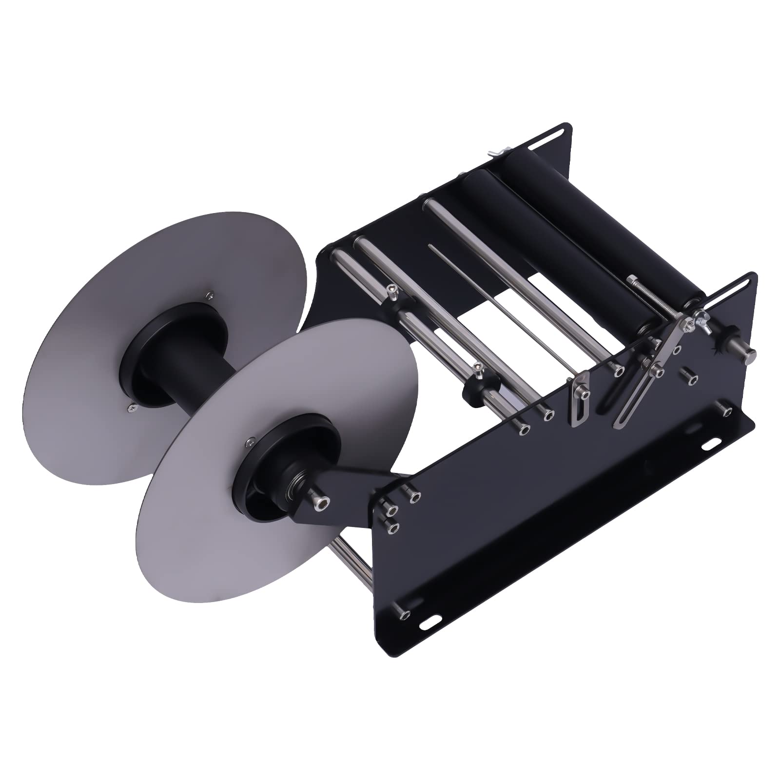 MT-30 Manual Labeling Machine for Round Bottles - 30 Labels/Minute Sticker Applicator - Perfect for Cosmetics, Essential Oils & Small Bottle Labeling