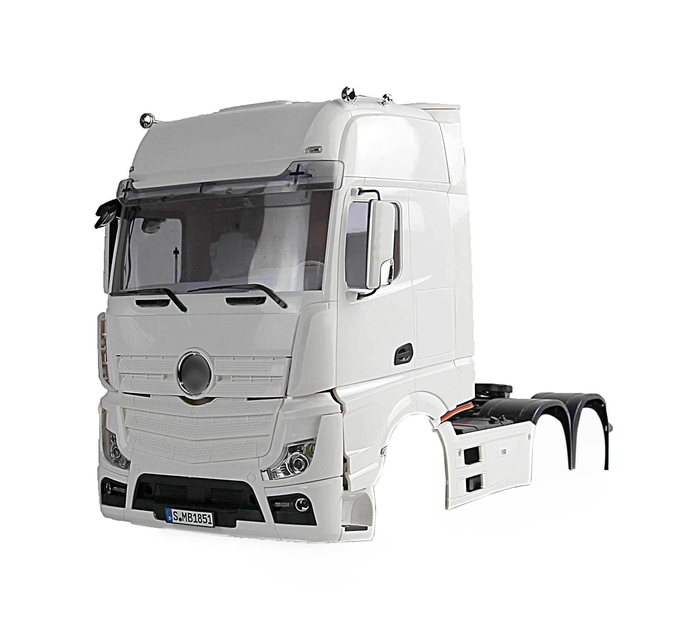 1/14 Scale Remote Controlled 3 Axles & 2 Axles Unassembled Car Cabin Body Shell DIY Kit for Tractor RC Truck Electric Model Cars - Perfect for Hobbyists, Collectors and RC Enthusiasts