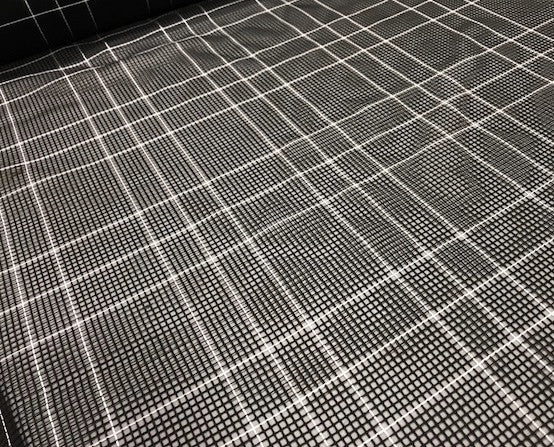 Black Grid White - Stylish and Modern Home Decor for Living Room, Bedroom, and Office - Perfect for Wall Art, Photo Frames, and Shelf Displays