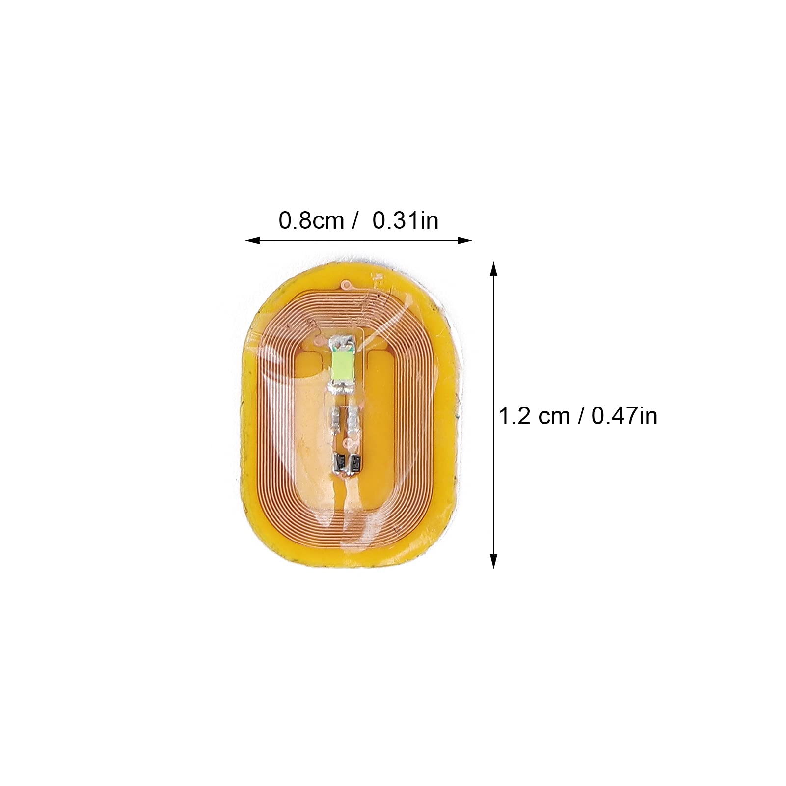 NFC Nail Stickers - Self Adhesive 7 Color LED Nail Art for Women | Fashionable NFC Enabled Nail Decals for Bus Cards & Contactless Payments | Perfect for Parties, Clubbing & Daily Commute