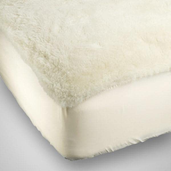 Denali Home Collection 22615154 Twin Size Wool Mattress Pad - Soft & Breathable Skirted Mattress Topper for All-Season Comfort | Perfect for Guest Beds, Dorm Rooms & Cozy Bedroom Upgrades