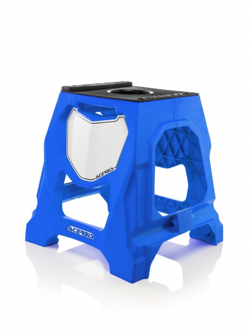 Acerbis 711 Bike Stand - Heavy Duty Motorcycle Stand for Maintenance & Storage - Blue (Model 2726480211) - Perfect for Garage, Workshop & DIY Bike Repairs
