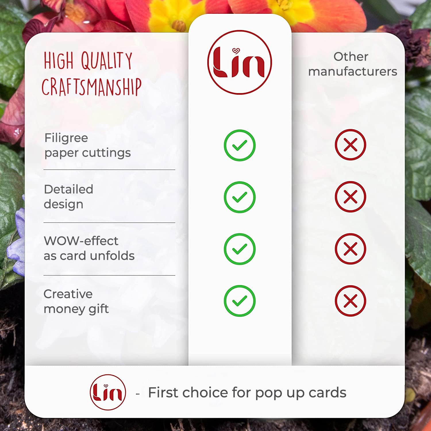 LINPopUp® 3D Pop-Up Wedding Greeting Card - Same Sex & Lesbian Couple Invitation (N207) | Perfect for LGBTQ+ Weddings, Anniversaries & Special Celebrations