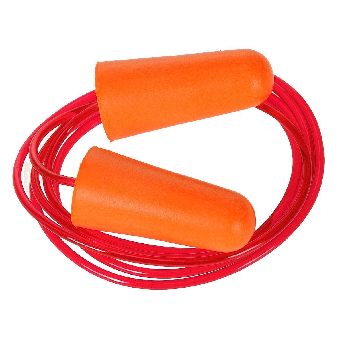 Style EP08 | 200 Pairs Corded PU Foam Ear Plugs for Sleeping, Noise Reduction, Work & Study - Soft Comfortable Hearing Protection for Construction, Travel, Concerts