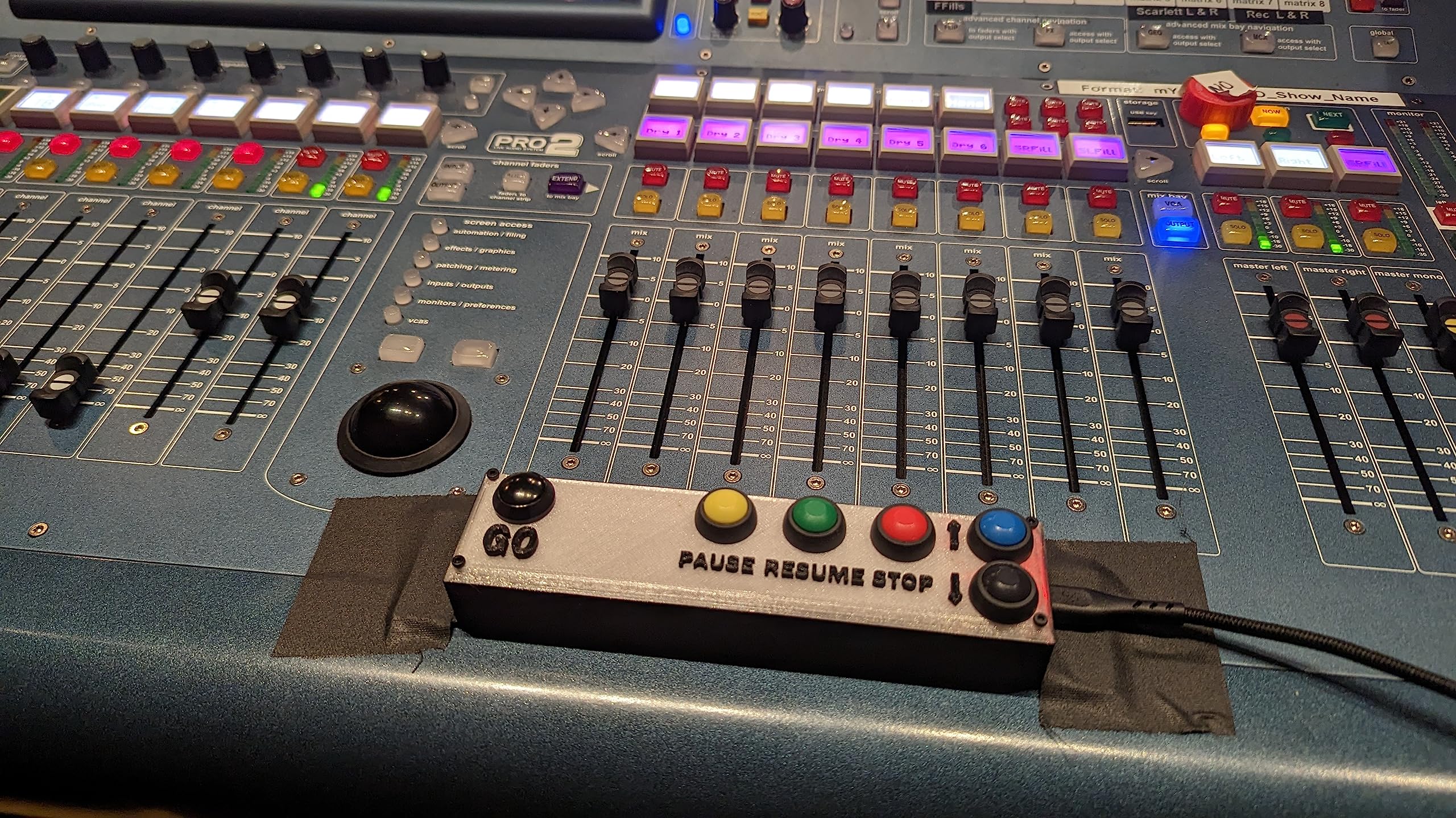 GO Button Box Remote - Compatible with QLab®, SCS, Midi, Single/Dual USB & DIN - Perfect for Theater Shows, Live Performances & Studio Control