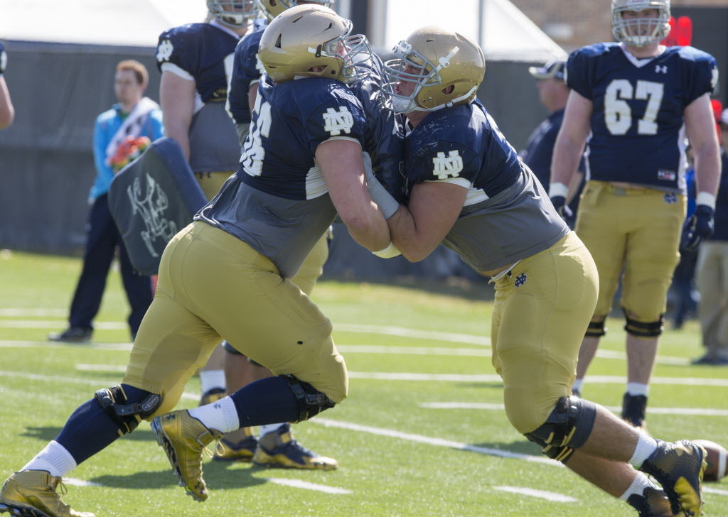 Authentic Quenton Nelson Notre Dame Football Game-Worn Jersey #56 by Under Armour - Perfect for Collectors, Fans, and Game Day Outfits