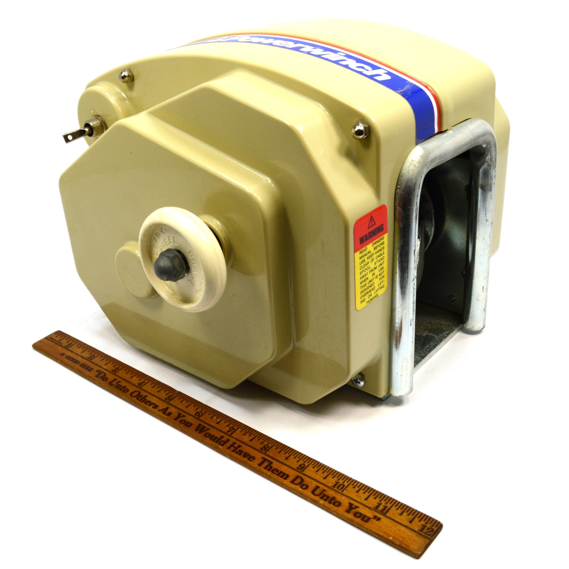 POWERWINCH No. 312 Electric Trailer Winch - 12V Heavy Duty Boat & Utility Winch with Remote Control - Perfect for Boat Trailers, ATV Hauling & Off-Road Recovery