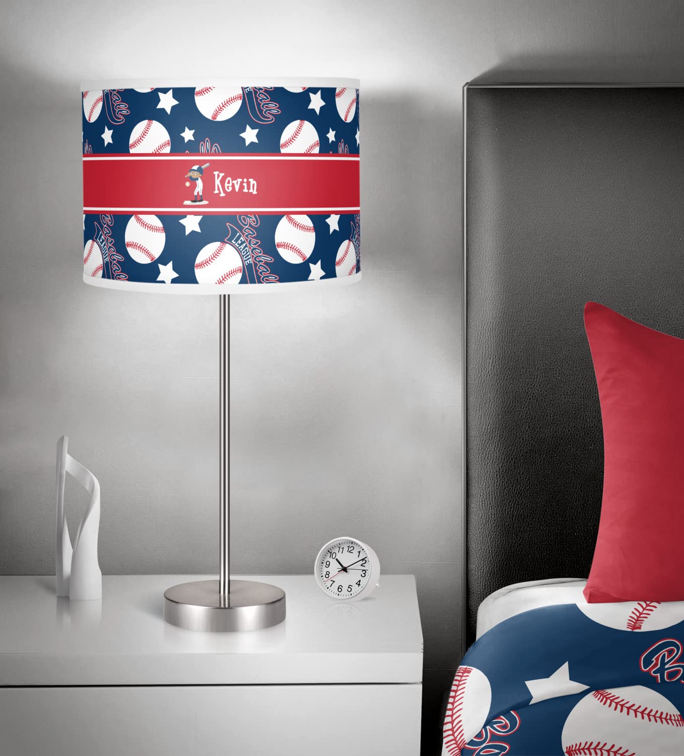 Custom Baseball Duvet Cover Set - Full/Queen Size Bedding for Sports Fans - Perfect for Boys' Rooms, Game Day Decor & Baseball Themed Bedrooms