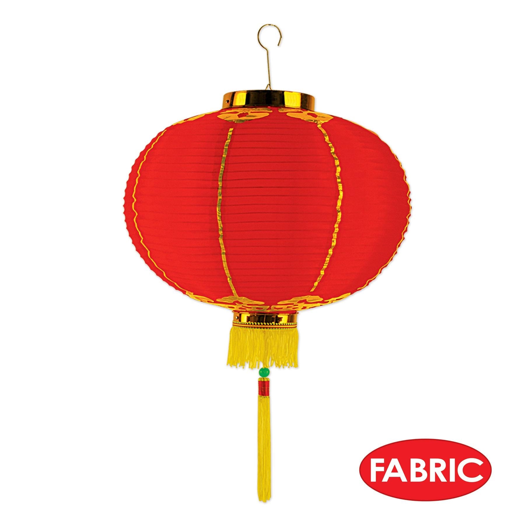 12 Pack Beistle 8 Inch Good Luck Party Lanterns with Tassels - Chinese New Year Decorations, Birthday Party Supplies, Wedding Decor, Festival Celebration Decorations