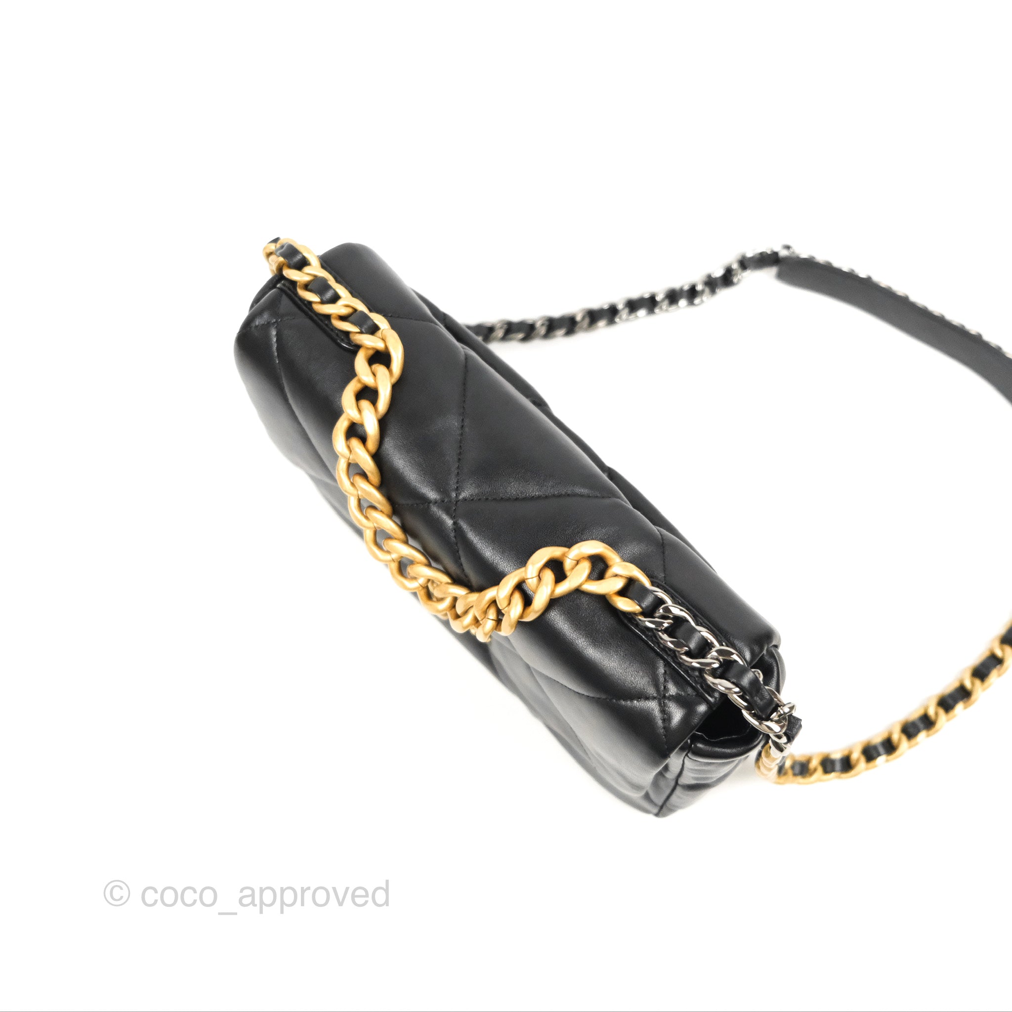 Chanel 19 Small Handbag Black Mixed Hardware - Luxury Designer Crossbody Bag for Women, Perfect for Date Night & Evening Events