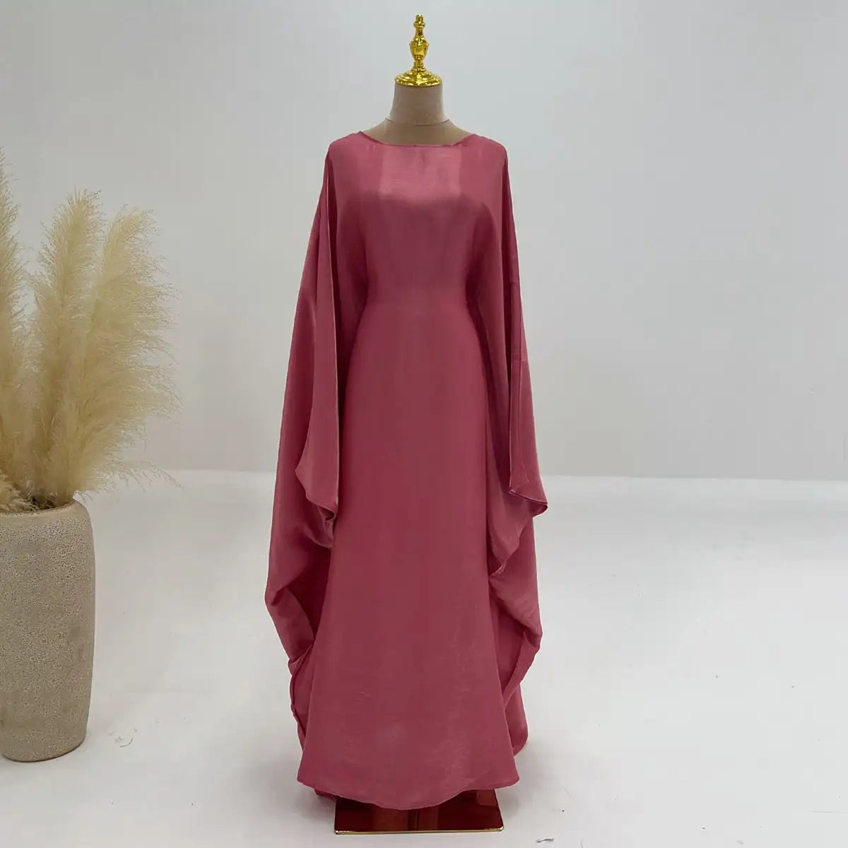 20 Color Options Sparkling Women's Abaya Dress - Elegant Muslim Prayer Dress for Ramadan, Eid & Special Occasions