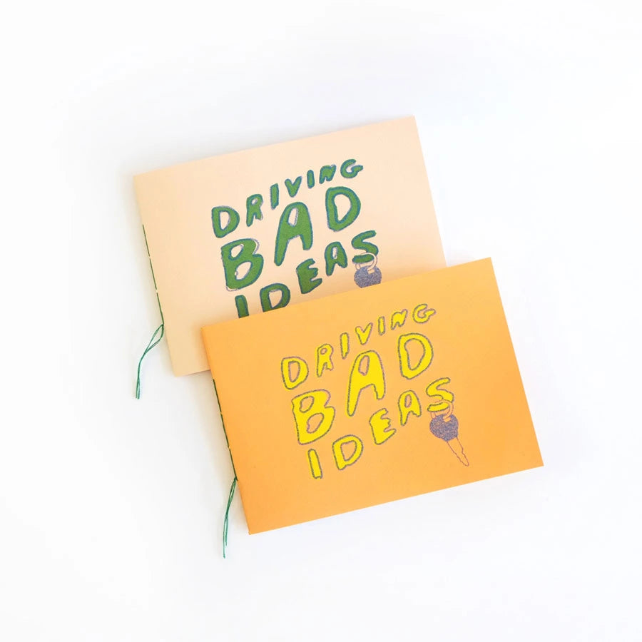 Driving Bad Ideas by Olivié Keck - Thought-Provoking Art Book for Creative Minds | Perfect for Home Decor, Office Inspiration & Gift Giving