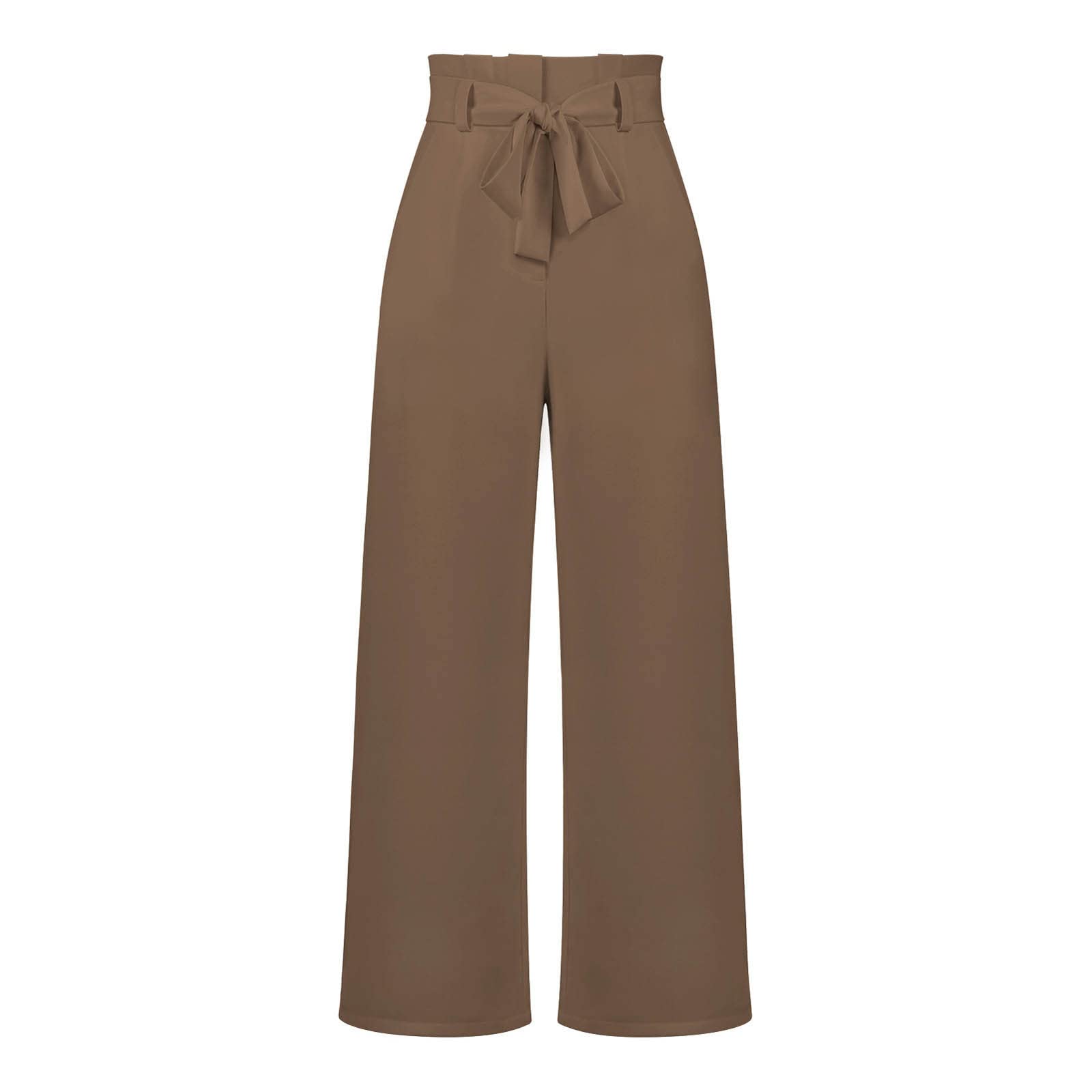 Qeaghou Women's High Waisted Wide Leg Palazzo Pants - 2024 Business Casual Work Slacks & Tailored Dress Pants for Office, Professional Meetings & Smart Casual Outfits