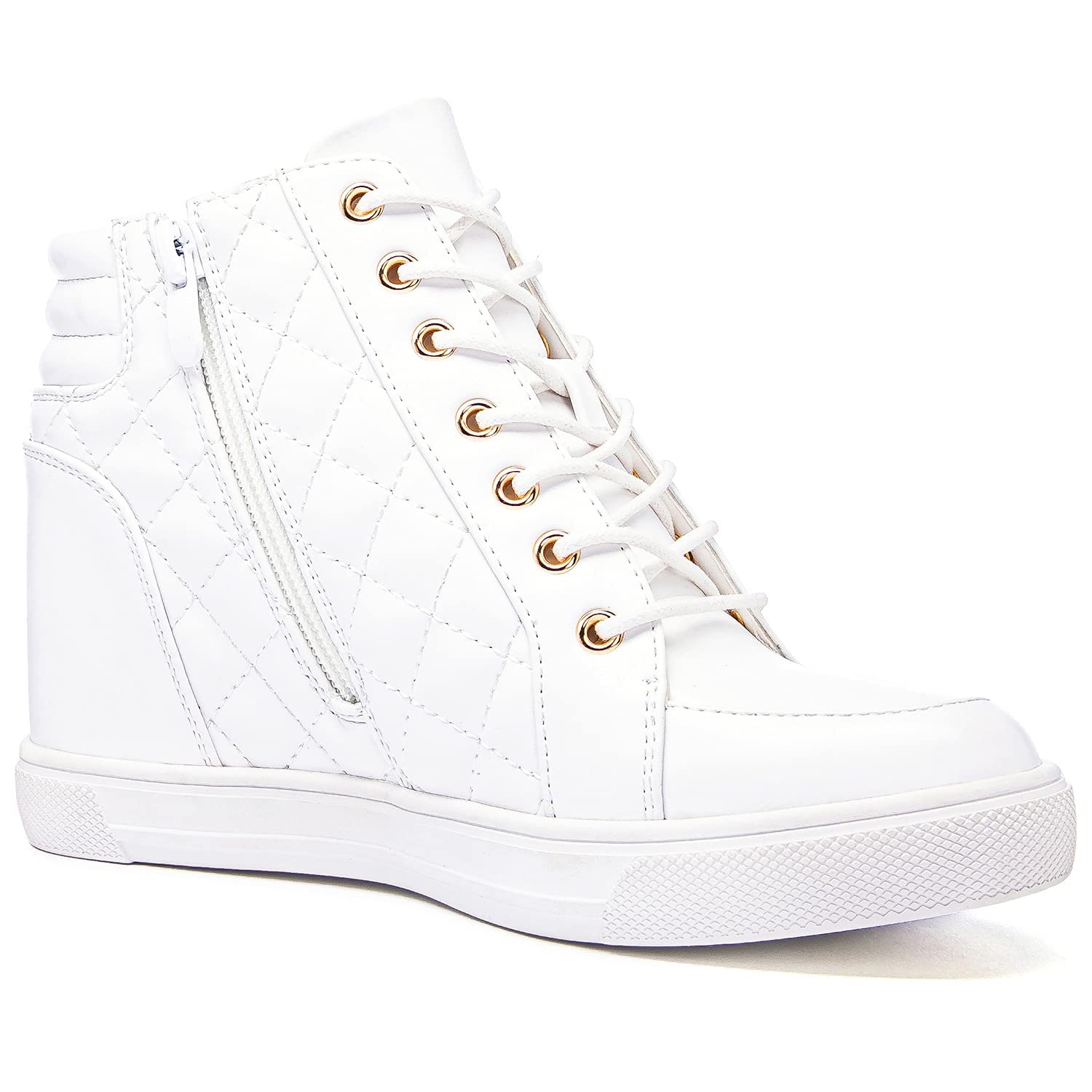GLOBALWIN Women's Ankle Boots Wedge Sneakers - Comfortable Casual Shoes for Women | Perfect for Work, Travel & Everyday Wear