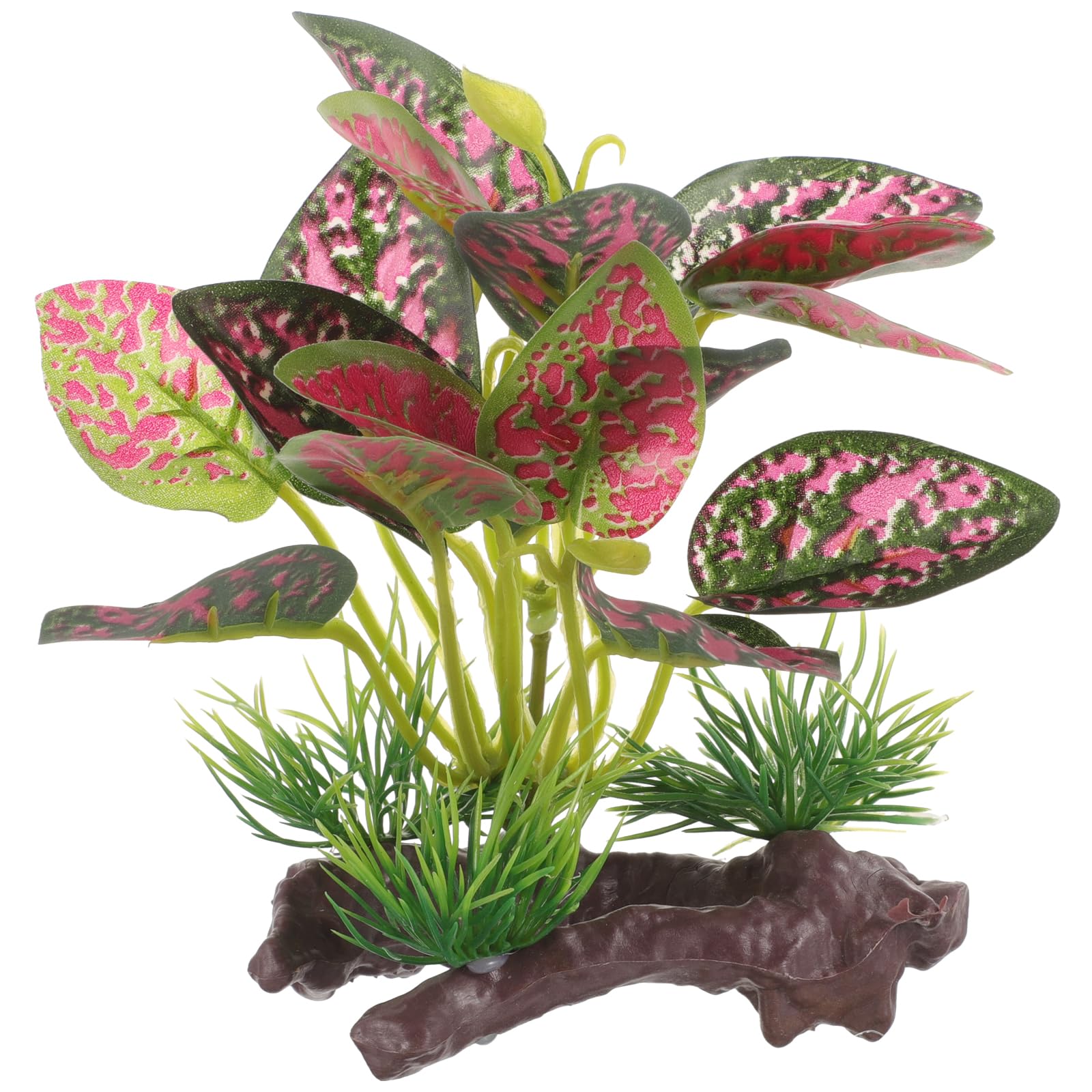 Beaupretty Artificial Aquarium Plants - Lifelike Silk Water Plants for Fish Tank Decor, Turtle Habitat, Desktop & Home Decoration - Large Plastic Fake Plants for Aquascaping & Fish Tank Supplies (Set of 6) - Perfect for Freshwater Tanks, Office Decor & Reptile Enclosures