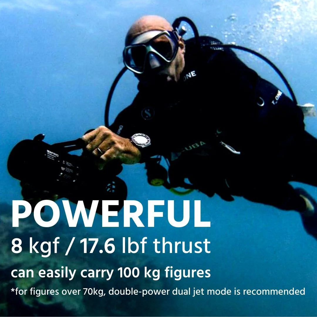 Lefeet S1 Pro Electric Underwater Scooter - Portable Diving Gear for Snorkeling & Scuba Adventures - Perfect for Ocean Exploration & Underwater Photography