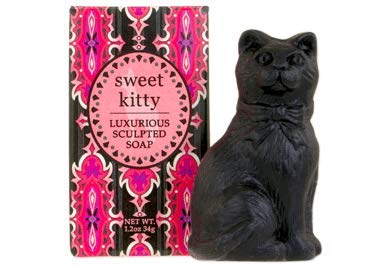 Greenwich Bay Trading Company Decorative Sculpted Soap - Sweet Kitty Cat Shaped Handmade Soap | Bathroom Decor, Gift Idea, Home Spa Luxury