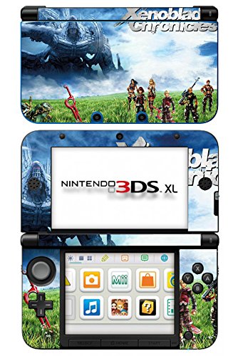 Xenoblade Chronicles 3D Game Skin for Nintendo 3DS XL - Custom Protective Cover for Gaming Console - Perfect for Travel, Gaming Sessions, and Collectors