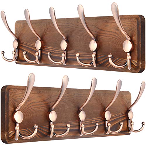 Brown Plate & Antique Hook