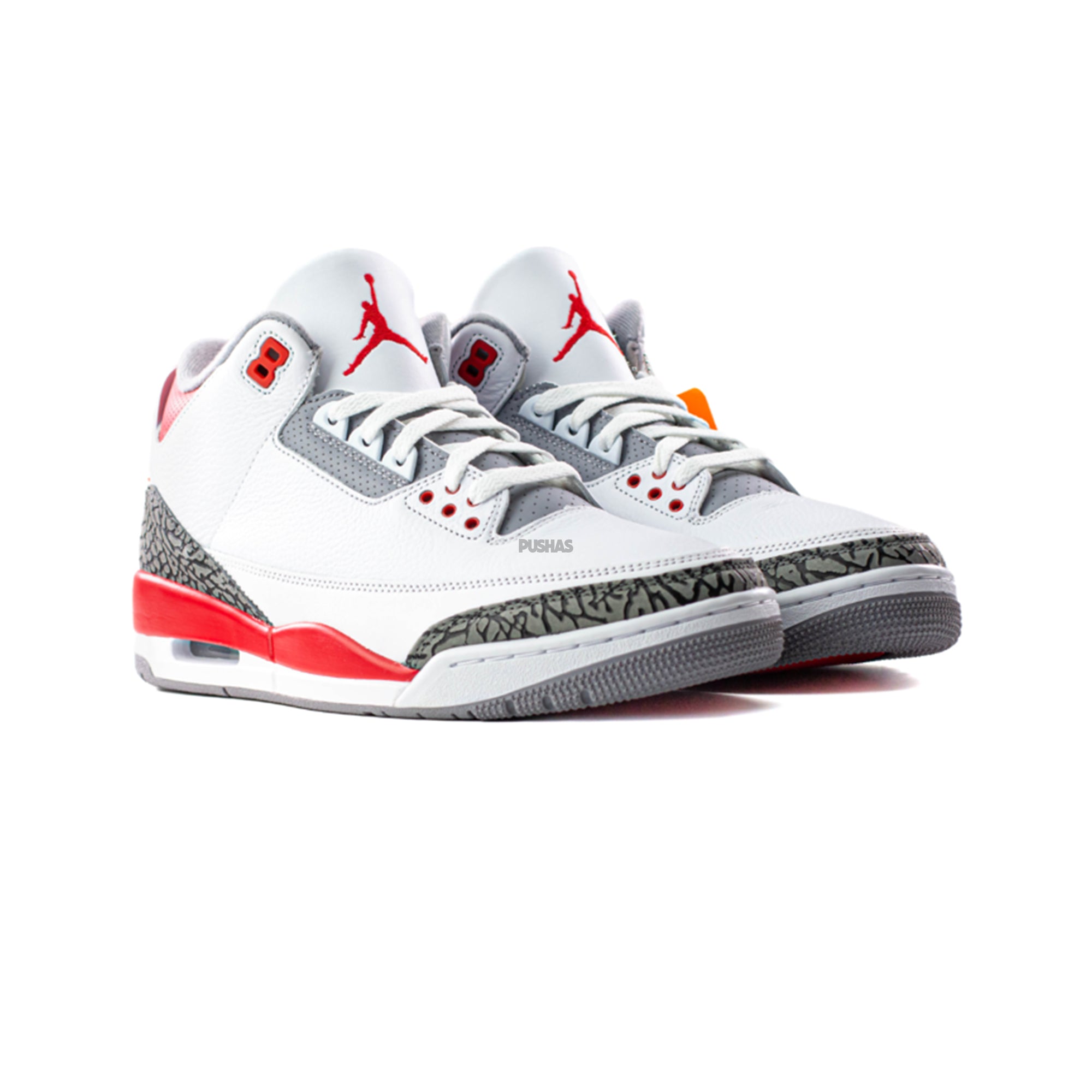 Air Jordan 3 Retro 'Fire Red' 2022 - Men's Basketball Shoes - Classic White/Red Sneakers for Running, Gym & Streetwear Fashion