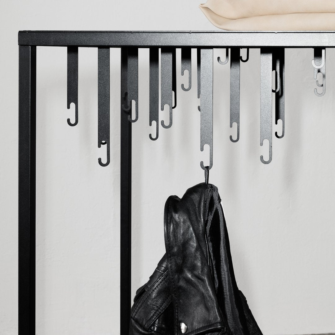 Atelier Floor Hanger - Heavy Duty Garment Rack with Wheels for Clothes Storage and Organization | Perfect for Home Closet, Retail Store Display, and Fashion Studio