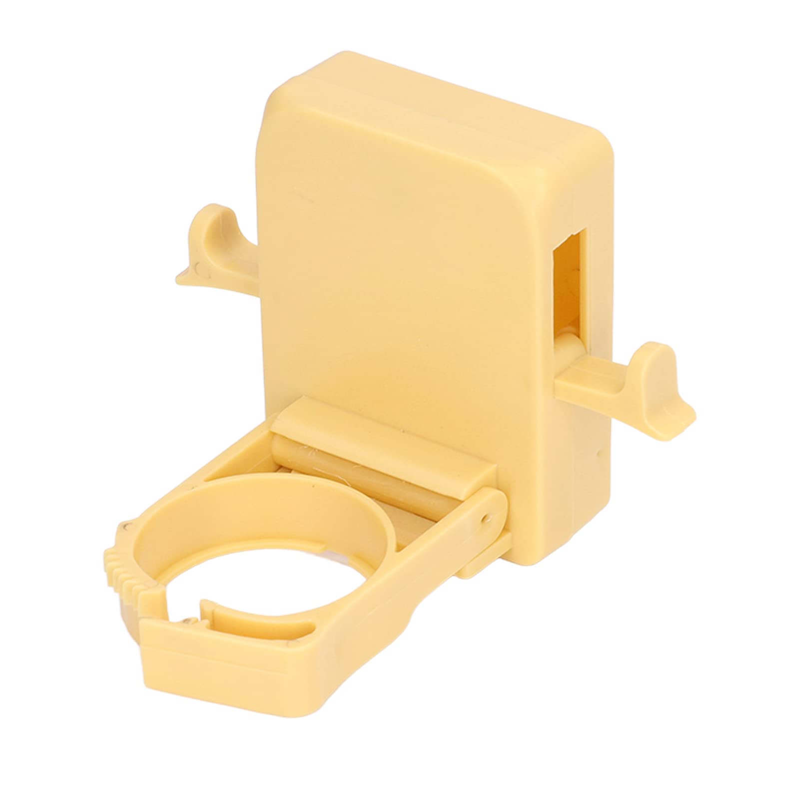 Pssopp Wall Mount Shampoo & Shower Gel Holder - Adjustable Non-Drill Bathroom Organizer for Shampoo Bottles, Soap & Toiletries | Perfect for Kitchen, Bathroom & Shower Storage (Yellow)