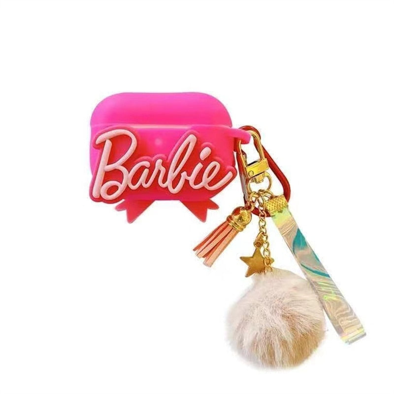 Barbie Lifestyle Headphone Cover for AirPods 1/2/3 - Cute Girls Fashion Phone Accessories, Earphone Protective Case with Anti-Lost Keychain - Perfect Gift for Kids, Teens & Women | Great for School, Travel & Daily Use