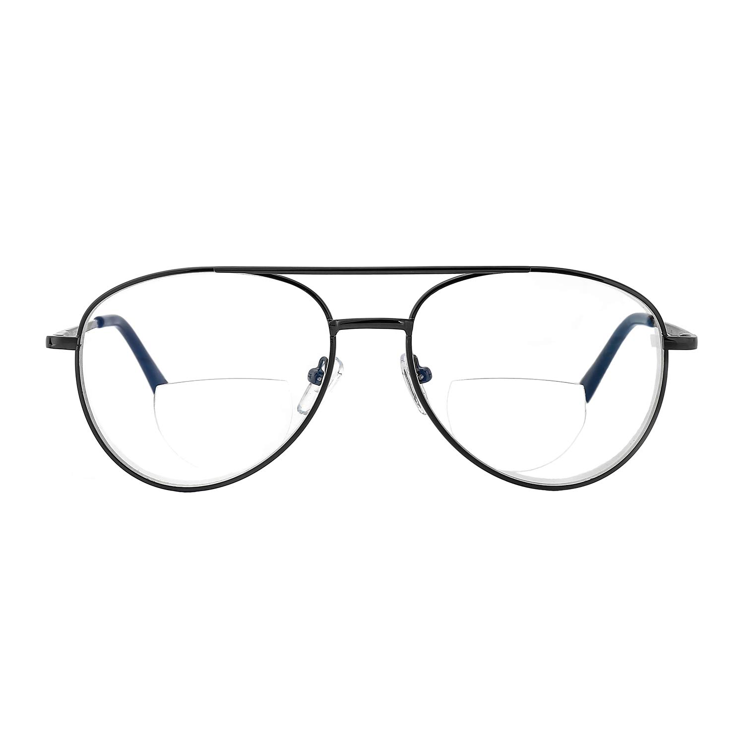 Blue Light Blocking Bifocal Reading Glasses - Aviator Style Anti-UV400 Sunglasses for Men & Women | Perfect for Computer Use, Reading & Outdoor Activities