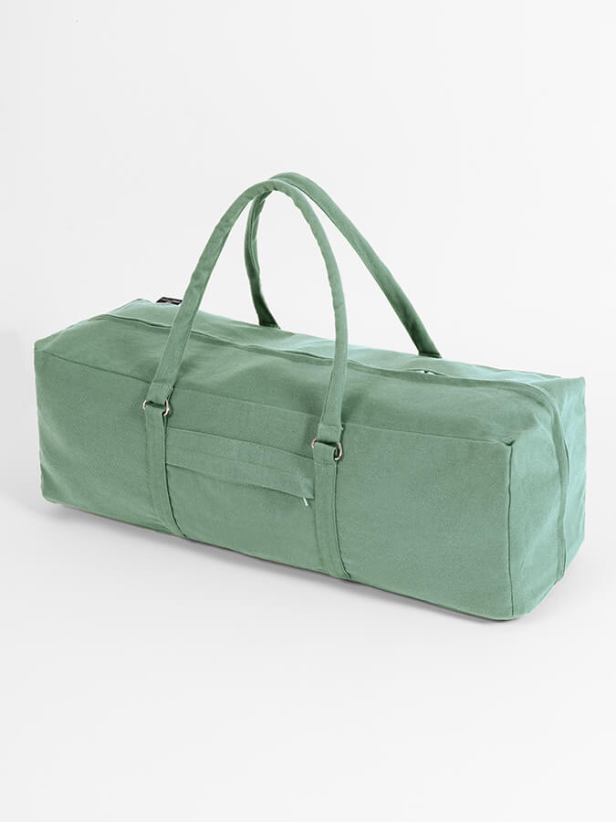 GOTS Certified Organic Cotton Yoga Bag - Eco-Friendly Yoga Equipment Storage for Studio & Travel - Perfect for Yoga Mats, Blocks, and Accessories
