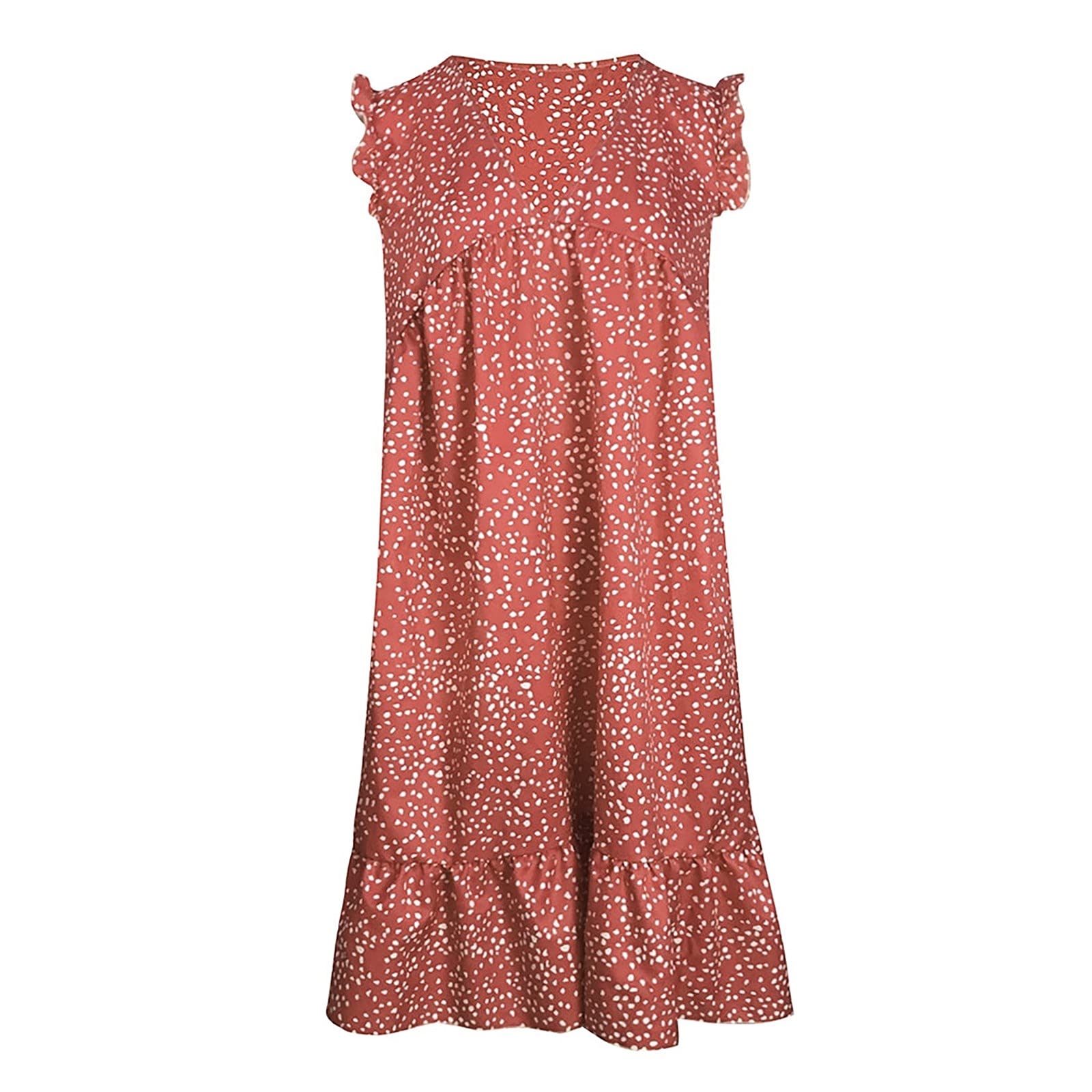 HHmei Plus Size Women's Summer Back Lace Sleeveless Tank Maxi Dress - Flowy Beach Coverup for Vacation, Pool Party & Casual Outings