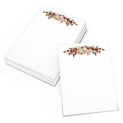 Autumn Flowers, White