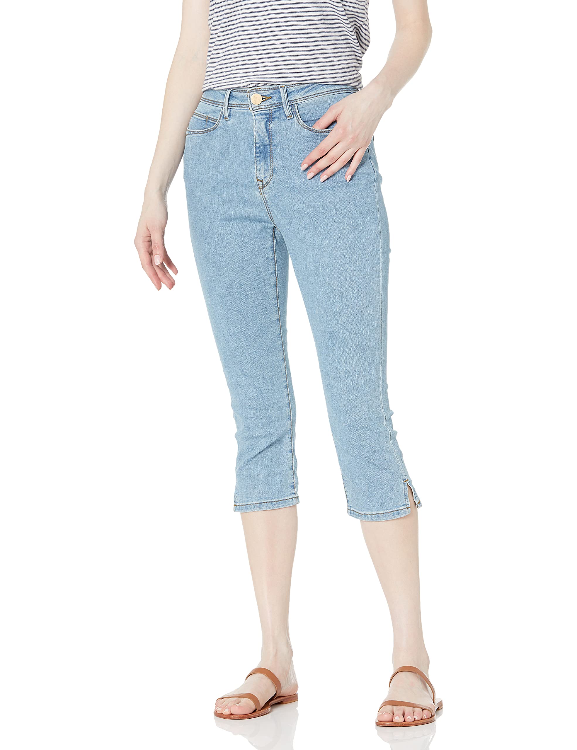 Lola Jeans Women's High Waisted Crop Denim Jeans - Trendy Stretch Skinny Pants for Casual Wear & Night Out